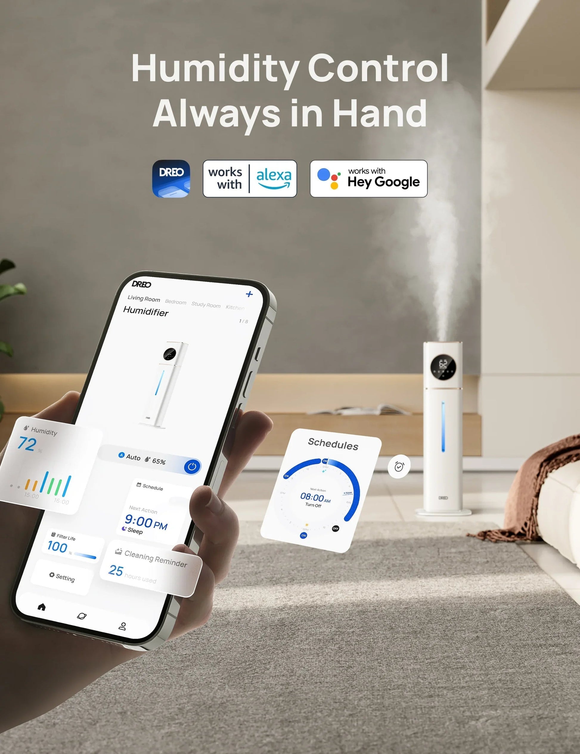 Smart Humidifier HM735S 11L - DREO